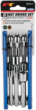 Performance Tool W9211 6Pc Met Folding Nut-Driver Set...
