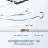 Jnuobi Wired Headphones with 3.5mm Connector, Built-in Microphone & Volume Control Music, Phone Calls, and Volume. Compatible with Phone/iPad/iPod...