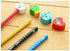 Yansanido Pack of 10 Colorful 7.28 Inch Length Random Cartoon Eraser Pencils, Cute Pencils for Office, School Supplies Students Children Gift (10)...