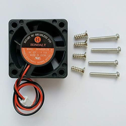 40mm 4020 40mm*40mm*20mm Dual Ball Bearing Computer Fan, 3D Printer Fan, 12V DC, 2pin, UL Certified, Long Life, High Speed (9000 RPM), 1.57" L x 1...