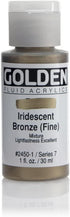 Golden Fluid Acrylic Paint 1 Ounce-Iridescent Bronze...
