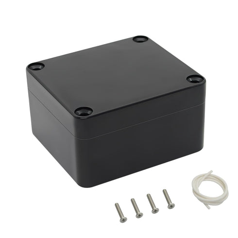LeMotech Electrical Box ABS Plastic Project Box IP65 Waterproof Junction Box Project Case Universal Enclosure for Electronics Black 2.48x 2.28x 1....