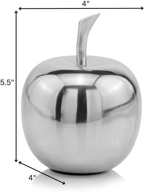 Modern Day Accents 3862 Manzano SM Polished Apple, Fruit Decor, Teacher Gifts, School, Teacher Decor, Apple Gifts, Office Desk Decor, Home Decor, ...