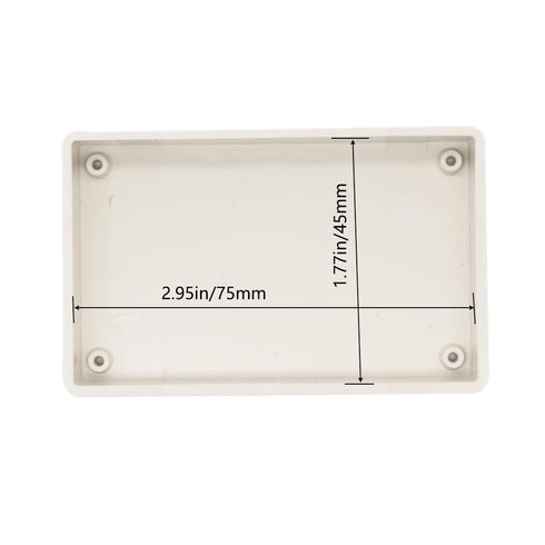 Zulkit 5Pcs Project Boxes ABS Plastic Electrical Project Power Case Small Junction Box White 3.15 x 1.97 x 0.83 inch (80 x 50 x 21 mm)...