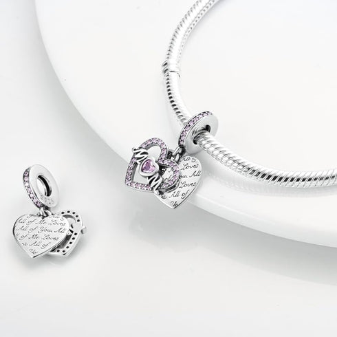 Infinity Love Heart Nurse 925 Sterling Silver Charms for Bracelets and Necklace Mother Daugther Dangle Pendants Bead Jewelry for Women Mom Family ...