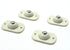 4Pcs Self Adhesive Caster Wheels Mini Swivel Wheels Stainless Steel Paste Universal Wheel 360 Degree Rotation Sticky Pulley for Bins Bottom Storag...