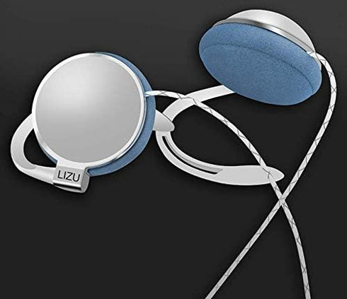 Clip On Earphones?Over Ear Running Stereophone Headphones for Workout Exercise Gym Compatible for iPhone, Android Mobile Phone, with Microphone an...