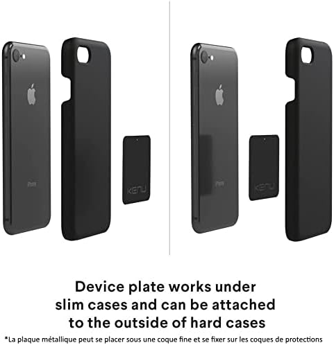 Kenu Airframe Magnetic Phone Car Mount for Air Vent - Portable Mobile Holder - 360 Degree Rotation - 6 Powerful Magnets with 1 Reusable Steel Plat...