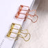 OWNDAY Binder Clips Eight Gold and Rose Gold Mason Jar...