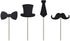 Cupcake Toppers Mini Black Bowtie Mustache Hat Neckcloth Adult Ceremony Birthday Celebration Decorations DIY Home Baby Shower Theme Party Food Fru...