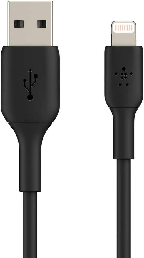 Belkin BoostCharge Lightning Cable 2-Pack - 3.3ft/1M - MFi Certified Apple iPhone Charger USB-A to Lightning Cable - iPhone Cable - iPhone Charger...
