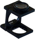 Binger 10x Compact Metal Folding Magnifier Optical Glass Linen Tester Promotion Folding Loup...