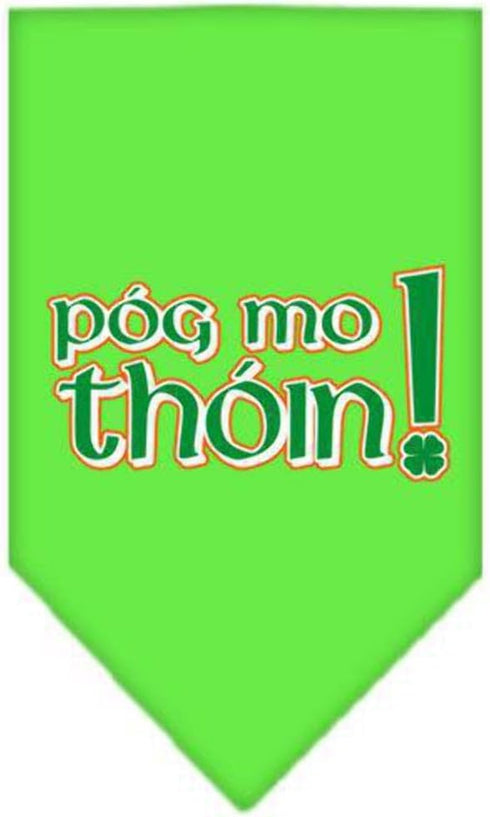 Pet and Dog Bandana Screen Printed, Pog Mo Thoin Yellow Large...