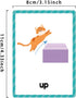 Prepositions English Words Learning Flashcards, High Frequency Words, Beginning Reading, Kindergarten ESL Teaching Materials, Autism Learning Mate...