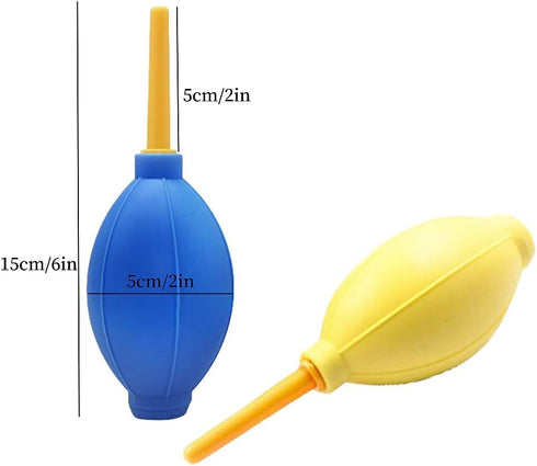 6 Pcs Silicone Air Blower Blowing Ink Air Blower for Card Making Dispersing Blowing Dust Removal Ash Removal Gas Blowing Hand Held Cleaning Tools ...