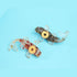 Opexicos 4Pcs Decorative Crystal Gravel Drop Glue Fish Shape Small Ornaments Gift Ornaments Fish Tank Aquarium Pool...