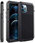 CarterLily 2024 iPhone 12 Mini Case Cover Full Body Shockproof Dustproof Waterproof Aluminum Alloy Metal Gorilla Glass Cover Case for iPhone 12 Mi...