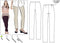 Style Arc Sewing Pattern - Margaret Stretch Woven Pant (Sizes 04-16)...