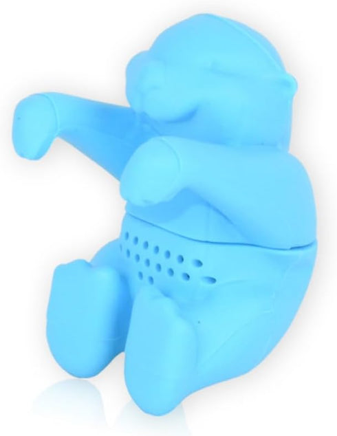 Dog Tea Infuser Reusable Tea Bags Sloth Tea Infuser Clear Tea Cup Loose Leaf Tea Infuser Snap Tea Strainer Otter Leaf Strainer Tea Steeping Basket...