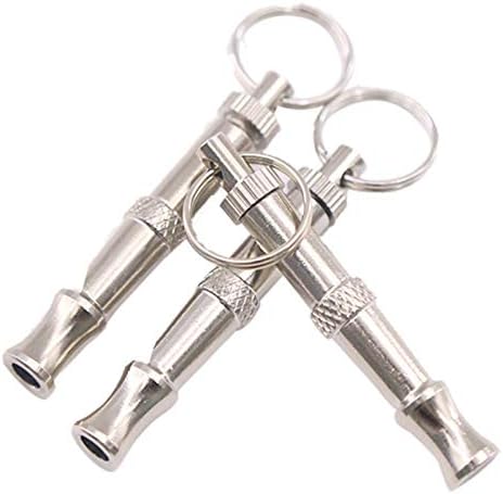 3 Pack Dog Whistle Training to Stop Barking to Make Dogs Come to You Ultrasonic Sound with Adjustable Frequencies Sit Down Recall Repel Silent Bar...