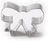 3.56-inch Bow-knot Biscuit Cookie Cutter - Stainless Steel...