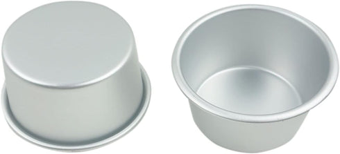 6 Packs Popover Pan? Large Individual Muffin Mold, Aluminium Pudding Cup, Chocolate Molten Mould, Raspberry Souffle Baking Maker, Brownie Tumbler ...