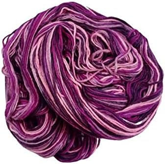 Silk Roving Worsted Weight Yarn Singles - Pure mulberry silk duke yarn (100 Grams, Tokyo)...