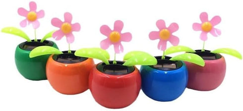 Pink Car Happy Dancing Solar Flower Solar Power Kits...