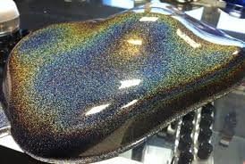 VViViD Gloss Rainbow Black Metallic Sparkle Vinyl Adhesive Wrap (1ft x 5ft)...