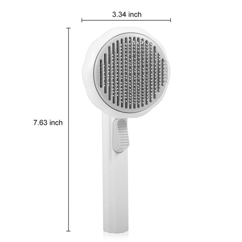 Pet Grooming Brush,Cat Brush for Shedding,Self Cleaning Slicker Brush for Short and Long Haired Dogs Cats Rabbits,Dog Brush Gently Removes Loose U...