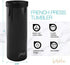bobble French Coffee Presse, On-The-Go use, Quick Brew, Slim Design, Triple Wall Insulation, 14 oz (Stainless Steel)...
