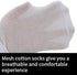 October Elf Men's Crew Ankle Thin Cotton Dress Socks - Short Athletic Socks...
