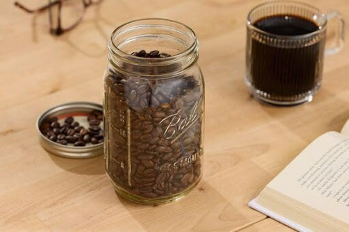 Ball Quart (32oz) Jar with Silver Lid, Wide Mouth, Set of 2...