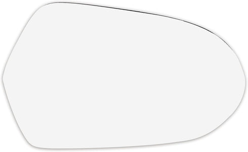 X AUTOHAUX Car Rearview Mirror Glass Replacement with Backing Plate Heated Right Side Passenger Side for Audi A6 Quattro S6...