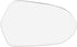 X AUTOHAUX Car Rearview Mirror Glass Replacement with Backing Plate Heated Right Side Passenger Side for Audi A6 Quattro S6...