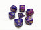 HD Polyhedral Dice Sets D&D Dice for Dungeon and Dragons RPG Role Playing Games MTG Pathfinder Table Top Games 7 Dice Set (Purple+Blue) Blend Colo...
