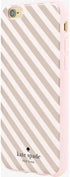 Kate Spade Flexible Hardshell Case for Iphone 6/6s - Rose Gold Diagonal Stripe...