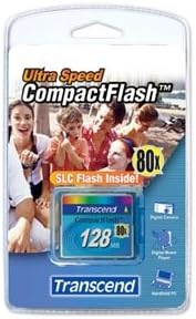 Transcend 128mb Compactflash Memory Card 128 MB Compact Flash Memory Card CF Type I...