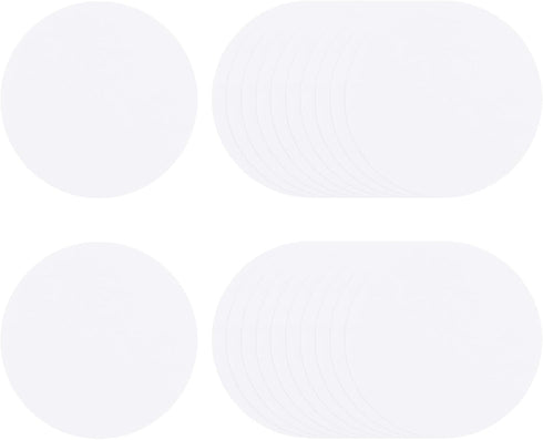 200 Count English Paper Piecing Round 22mm Shapes Paper Quilting Templates Patchwork English Paper Piecing Supplies for Quilting Sewing DIY Craft...