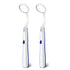 2 Pcs Dental Mirror with Light Tool LED Lighted Teeth Inspection Mirror Anti Fog Curve Angle Dentist Oral Care Tool (Dark Blue)...