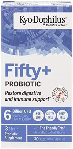 Fifty Plus Probiotic, 30 Count, 6 Billion CFU...