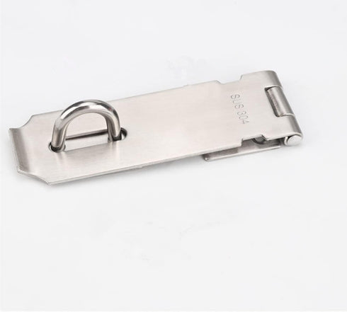 SZHDX Door Locks Hasp Latch, 5 Inch 304 Stainless Steel Safety Packlock Clasp Hasp Lock Latch, Extra Thick Gate Lock Hasp with Screws Brushed Fini...