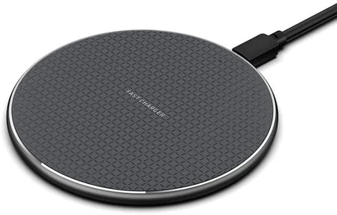 Fast Charge 10W Max Ethernoid Universal Fast Wireless Charging Pad Compatible with iPhone 14/14 Plus/14 Pro/14 Pro Max/13/13 Mini/SE 2022/12/11/X/...