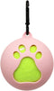 Dog Accessory Ball Holder - Leash Attachment, Lightweight Silicone for Convenient and Fun Playtime (Pink)...