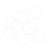 uxcell Silicone O-Rings, 90mm OD 86.2mm ID 1.9mm Width VMQ Seal Gasket for Compressor Valves Pipe Repair, White, Pack of 10...