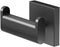 Gatco 4055AMX Elevate Bathroom Double Robe Hook, Matte Black...