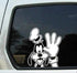 Goofy Waving Peeking Car Truck Vinyl Decal Sticker (White, 6")...