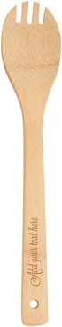 PrintSupremacy Custom Engraved Bamboo Cooking Spoons Set, Non Stick Wooden Kitchen Gadget Pan Cookware, Baking Gift for Housewarming Wedding Birth...