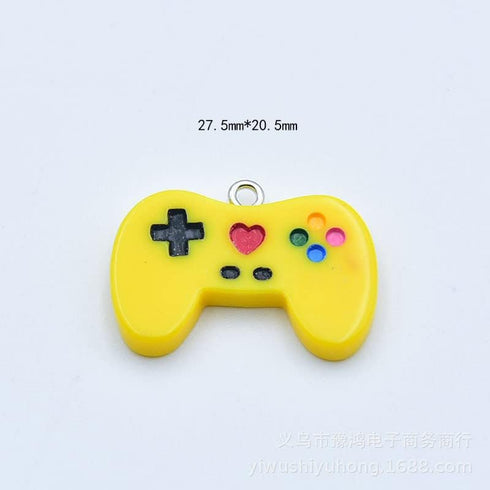 Colorful Game Controller Charms Game Controller Resin Pendants For DIY Jewelry Making...