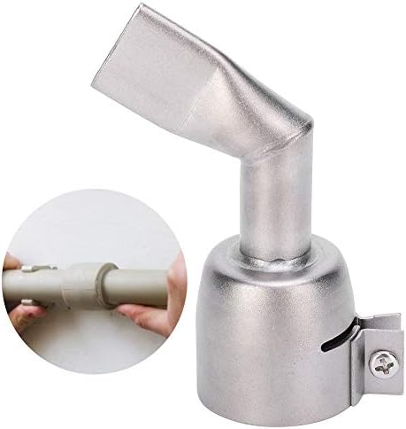 Welding Gun Nozzle, 2Pcs 120 Degree Hot Air Gun Welding Nozzle Stainless Steel Flat Nozzle Weld Torch Accessories for PVC PP...
